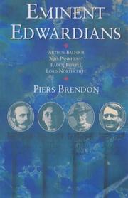Cover of: Eminent Edwardians by Piers Brendon