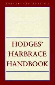 Cover of Hodges' Harbrace handbook
