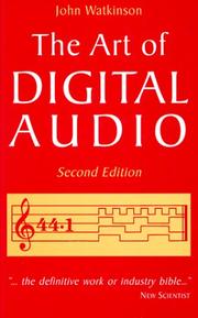 Cover of: The art of digital audio