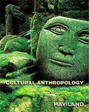 Cover of: Cultural anthropology
