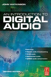 Cover of: An introduction to digital audio by John Watkinson