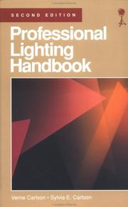 Cover of: Professional lighting handbook by Verne Carlson