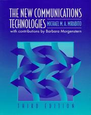 Cover of: The new communications technologies