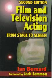 Cover of: Film and televison acting: from stage to screen