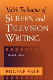 Cover of: Vale's technique of screen and television writing