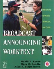 Cover of: Broadcast announcing worktext by David E. Reese