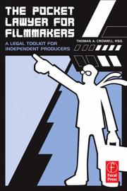 Cover of: The Pocket Lawyer for Filmmakers: A Legal Toolkit for Independent Producers