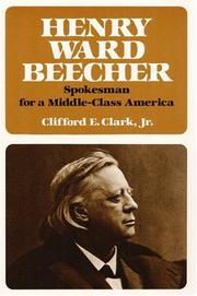 Cover of: Henry Ward Beecher: Spokesman for a Middle-Class America