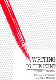 Cover of: Writing to the point