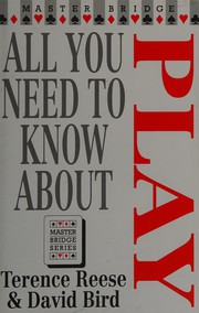 Cover of: All you need to know about play