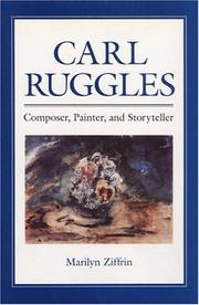 Cover of: Carl Ruggles by Marilyn J. Ziffrin