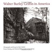 Cover of: Walter Burley Griffin in America