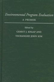 Cover of: Environmental Program Evaluation: A PRIMER (Environment Human Condition)