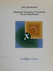 Cover of: Distributed TP: The XA Specification