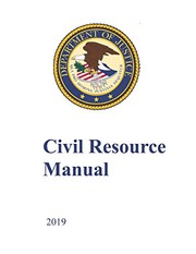 Cover of: CIVIL RESOURCE MANUAL: 2019