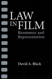 Cover of: Law in film by David A. Black