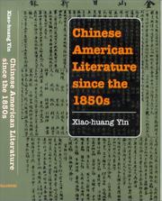 Cover of: Chinese American literature since the 1850s