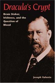Cover of: Dracula's Crypt: Bram Stoker, Irishness, and the Question of Blood
