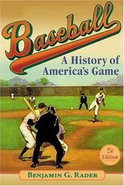 Cover of: Baseball  (2d ed.): A History of America's Game (Illinois History of Sports)