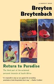 Cover of: Return to paradise by Breyten Breytenbach