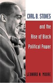 Cover of: Carl B. Stokes and the rise of Black political power