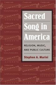 Cover of: Sacred Song in America: Religion, Music, and Public Culture (Public Express Religion America)