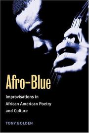 Cover of: Afro-Blue by Tony Bolden