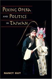 Cover of: Peking Opera and Politics in Taiwan