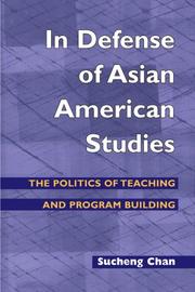 Cover of: In defense of Asian American studies by Sucheng Chan