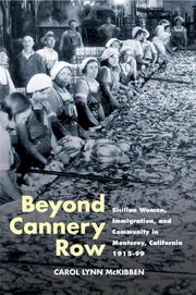 Cover of: Beyond Cannery Row by Carol Lynn McKibben