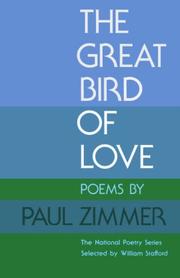 Cover of: The great bird of love: poems