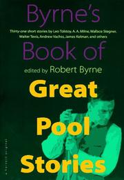 Cover of: Byrne's book of great pool stories