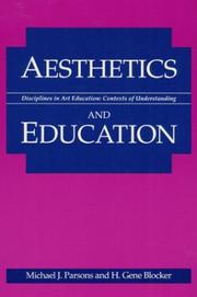 Cover of: Aesthetics and education