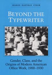 Cover of: BEYOND THE TYPEWRITER by Sharon Strom