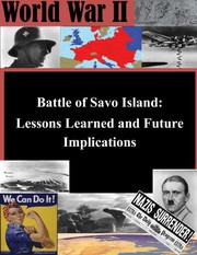 Cover of: Battle of Savo Island: Lessons Learned and Future Implications