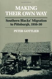 Making their own way by Peter Gottlieb