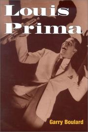 Cover of: Louis Prima (Music in American Life)