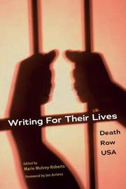 Cover of: WRITING FOR THEIR LIVES: Death Row USA