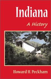 Cover of: Indiana: A HISTORY