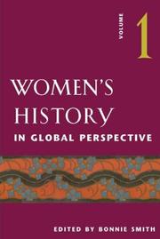 Cover of: Women's History in Global Perspective, Volume 1