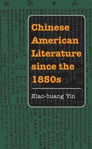 Cover of: Chinese American Literature since the 1850s (Asian American Experience)