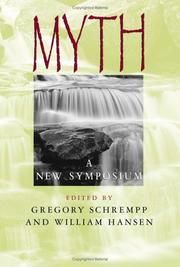 Cover of: Myth: A New Symposium