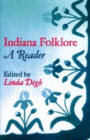 Cover of: Indiana folklore: a reader