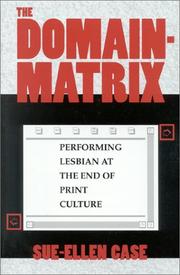 The domain-matrix by Sue-Ellen Case