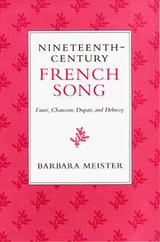 Nineteenth-century French song by Barbara Meister