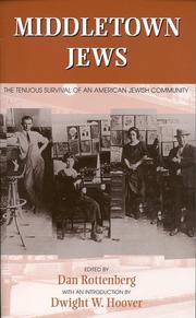 Cover of: Middletown Jews by Dan Rottenberg, Dan Rottenberg