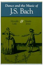 Cover of: Dance and the Music of J.S. Bach (Music: Scholarship and Performance)