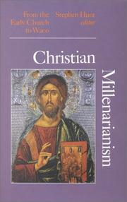 Cover of: Christian Millenarianism by 
