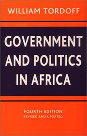 Cover of: Government and Politics in Africa by Tordoff, William., Tordoff, William.