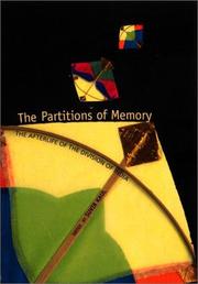 Cover of: The partitions of memory: the afterlife of the division of India